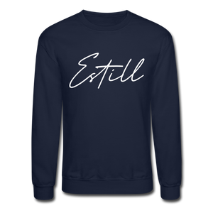 Estill County Cursive Crewneck Sweatshirt - navy